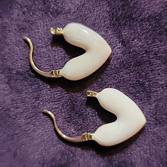 14k gold plated hoops - Picture 2 of 4